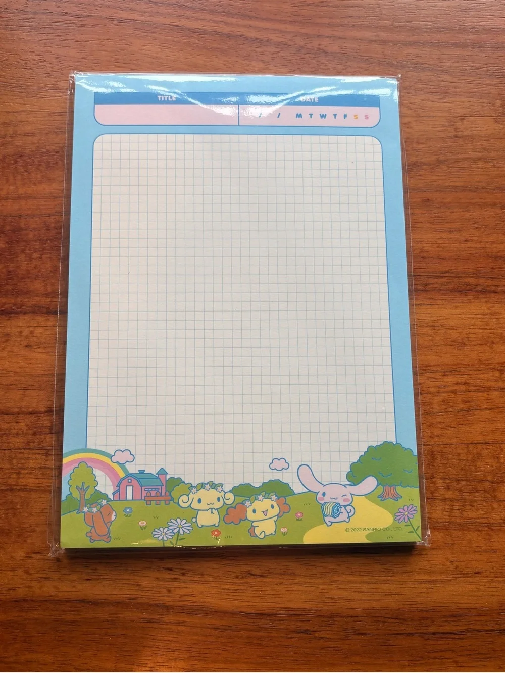 Cinnamoroll notepad to stay organized
